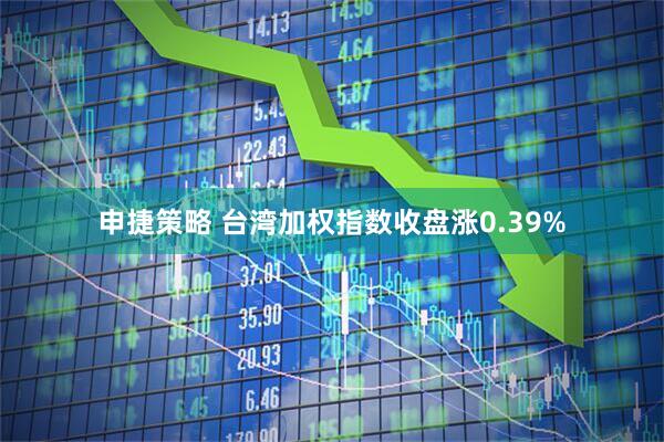 申捷策略 台湾加权指数收盘涨0.39%