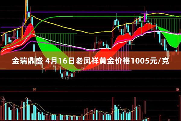 金瑞鼎盛 4月16日老凤祥黄金价格1005元/克